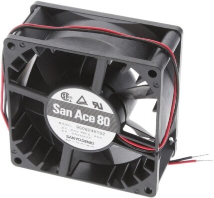 8007237054 9G0824H102, DC Fans DC Axial Fan, 80x80x38mm, 24VDC, High Performance Hirschmann