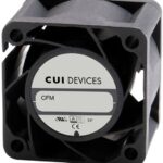 8033818596 CFM-4028BG-1200-568-22, Fan Tubeaxial 12VDC Square - 40mm L x 40mm H Ball 24.4 CFM (0.683m³/min) 4 Wire Leads Hirschmann