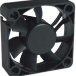 8033821362 YW05015012BL, Fan Tubeaxial 12VDC Square - 50mm L x 50mm H Ball 12.0 CFM (0.336m³/min) 2 Wire Leads Hirschmann