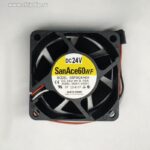 8007682105 Вентилятор SanAce60WF 9WF0624H404 (Fanuc A90L-0001-0581) 24V DC 0.15A 60X25 3pin Hirschmann