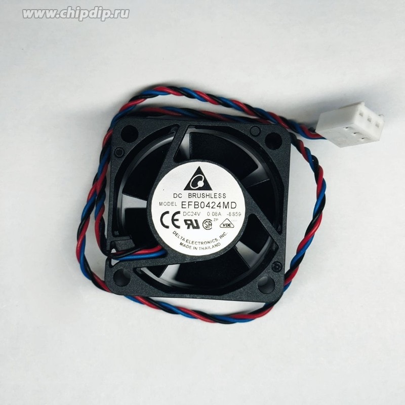 doc049997423 8035264829 Вентилятор Delta Electronics EFB0424MD 24V 0.08A 40x20 3pin () Hirschmann — изображение 1