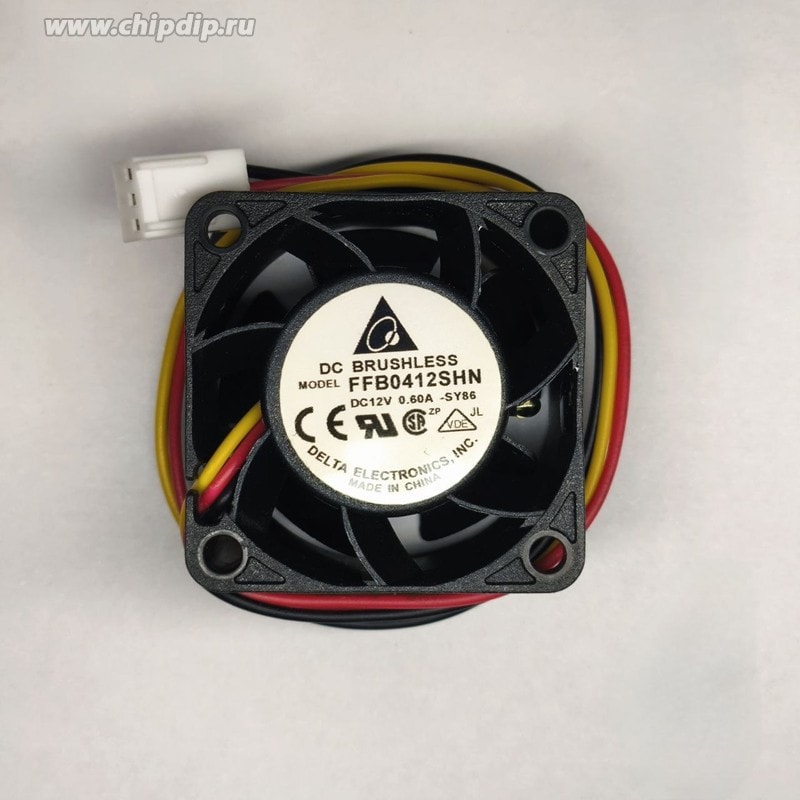 doc049997492 8007682661 Вентилятор Delta Electronics FFB0412SHN 12V DC 0.60A 40X28 3pin Hirschmann — изображение 1