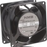 8033828627 08038FB-A1J-AA-00, Fan Tubeaxial 115VAC Square - 80mm L x 80mm H Ball 22.0 CFM (0.616m³/min) 2 Terminals Hirschmann