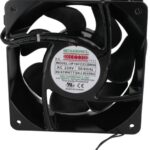 8033828683 UF16FC23-BWHR4, Fan Tubeaxial 230VAC Square - 160mm L x 160mm H Ball 265.0 CFM (7.42m³/min) 2 Wire Leads Hirschmann