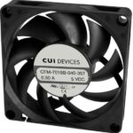 8033861107 CFM-7025B-130-332, Fan Tubeaxial 12VDC Square - 70mm L x 70mm H Ball 25.9 CFM (0.725m³/min) 2 Wire Leads Hirschmann