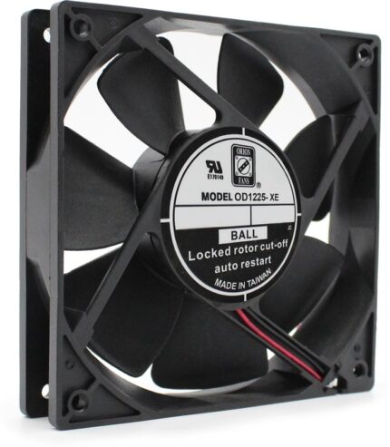 8022609109 OD1225-24HBXE01A, DC Fans DC Axial Fan, 120x120x25mm, 24VDC, Tachometer Hirschmann