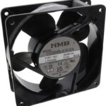 8033831526 11938MB-A1K-EA-00, Fan Tubeaxial 115VAC Square - 119mm L x 119mm H Ball 67.0 CFM (1.88m³/min) 2 Terminals Hirschmann