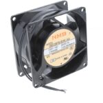 8033834212 08038FB-B3K-AA-00, Fan Tubeaxial 230VAC Square - 80mm L x 80mm H Ball 28.0 CFM (0.784m³/min) 2 Terminals Hirschmann