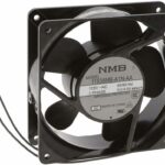 8033837358 11938MB-A1N-AA-00, Fan Tubeaxial 115VAC Square - 119mm L x 119mm H Ball 102.0 CFM (2.86m³/min) 2 Terminals Hirschmann