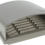 8033841884 AFG-12TR, 120mm Sq Fan Filter Guard Assembly Aluminum IP54, Louvered Hirschmann