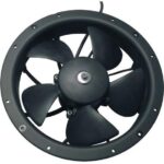 8033843429 AFL2524HW-00, Fan Tubeaxial 24VDC Round - 250mm Dia Ball 437 CFM (12.24m³/min) 4 Wire Leads Hirschmann