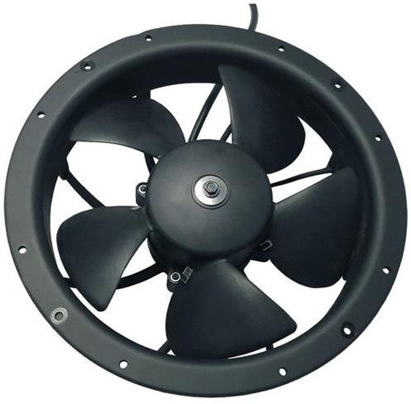 doc050059211 8033906630 AFL25AUHW-P0, Fan Tubeaxial 115/230VAC Round - 250mm Dia Ball 445.0 CFM (12.46m³/min) 3 Wire Leads Hirschmann — изображение 1