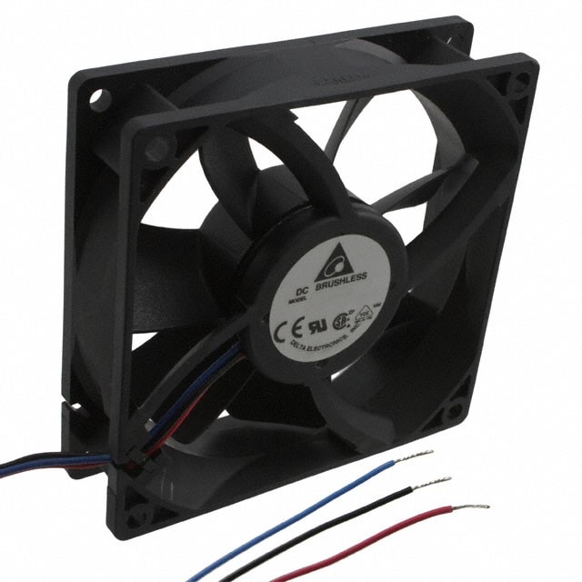 doc050079239 8033848820 AFB0912SH-TZUG, Fan Tubeaxial 12VDC Square - 92mm L x 92mm H Ball 102.6 CFM (2.87m³/min) 3 Wire Leads Hirschmann — изображение 1
