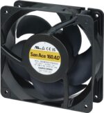 8026245356 9ADW1601P5HT03, EC Fans AC, DC Axial Fan, 160x160x51mm, 100-240VAC, Term, Splash Proof, Tach/PWM, IP56 Hirschmann