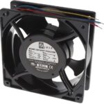 8033854071 OA109AP-11/22-2WB, Fan Tubeaxial 115 ~ 230VAC Square - 120mm L x 120mm H Ball 4 Wire Leads Hirschmann