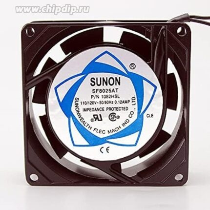 8034824118 Вентилятор SUNON SF11580AT 1082HSL 115V 50/60Hz 0.12/0.10A 80X25 2pin () Hirschmann