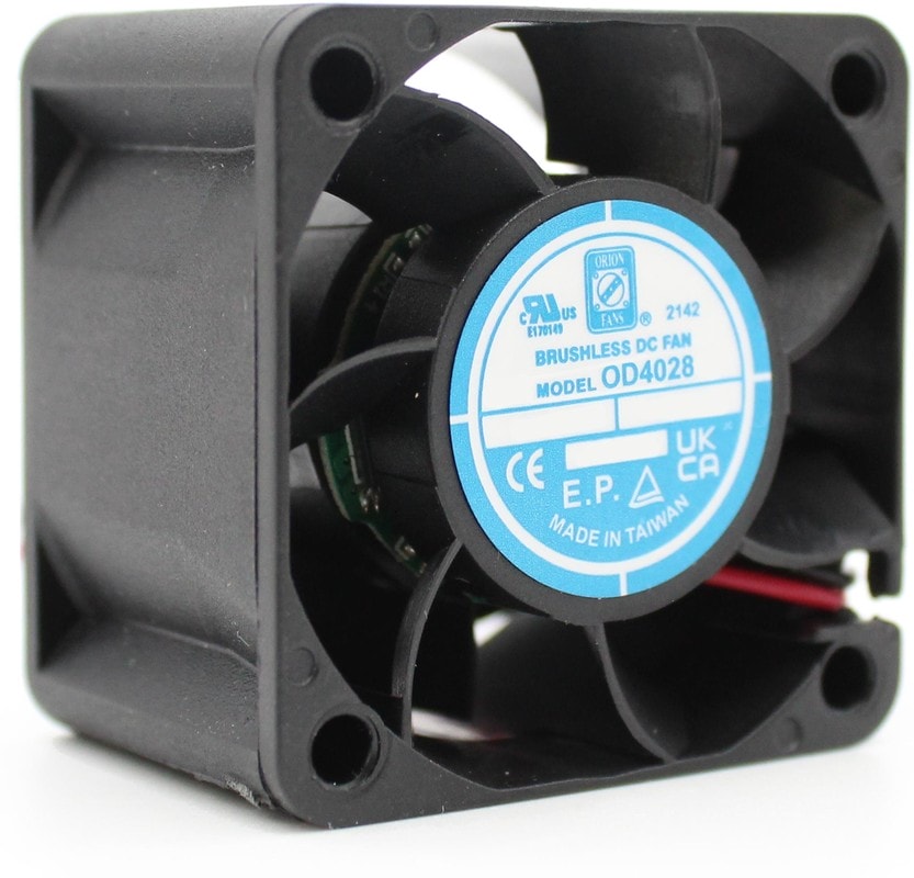 doc050128679 8033862411 OD4028-48HHB, Fan Tubeaxial 48VDC Square - 40mm L x 40mm H Ball 24.0 CFM (0.672m³/min) 2 Wire Leads Hirschmann — изображение 1