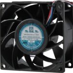 8024361168 OD8038-48HBVXE10A, DC Fans Vane Axial Fan, 80x80x38mm, 48VDC, 105CFM, 1.3"H2O, High Performance, Tach/PWM Hirschmann