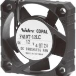 8005536325 F410T-12LC, DC Fans Brushless DC Fan, 40 X 40 X 10mm, 12V DC, .11m3/min Air flow, 10 Pa Static pressure, 12db Noise, 1 sleeve bearing () Hirschmann