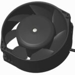 8018730187 AFL15AUHS, EC Fans EC Axial Fan, 150x60.5mm Round, 115VAC/230VAC, 16.42mmH2O, Lock Sensor, IP54 Hirschmann