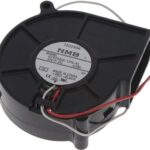 8033888615 07525GA-12N-AL-00, FAN BLOWER 75.7X25MM 12VDC WIRE Hirschmann