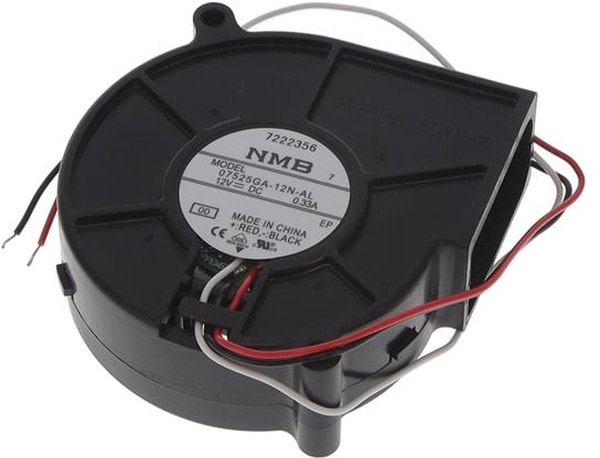doc050258854 8033888615 07525GA-12N-AL-00, FAN BLOWER 75.7X25MM 12VDC WIRE Hirschmann — изображение 1