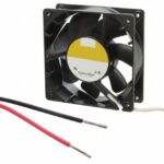 8033888803 9WV1224J1002, Fan Tubeaxial 24VDC Square - 120mm L x 120mm H Ball 2 Wire Leads Hirschmann