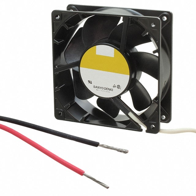 doc050260354 8006962292 9WG1212G102-E, Fan Tubeaxial 12VDC Square - 120mm L x 120mm H Ball 137.0 CFM (3.84m³/min) 2 Wire Leads Hirschmann — изображение 1