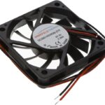8033890199 DC0601005M2B-2T0, Fan Tubeaxial 5VDC Square - 60mm L x 60mm H Ball 17.1 CFM (0.479m³/min) 2 Wire Leads Hirschmann