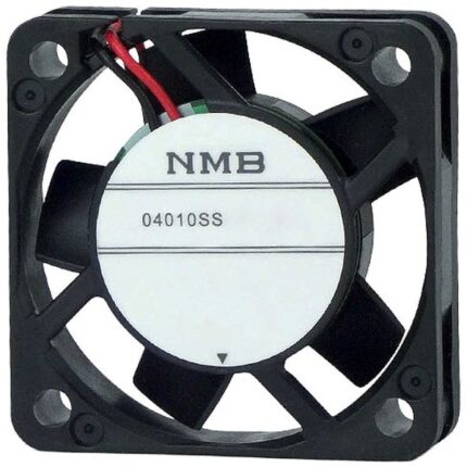 8033893965 04010SS-12N-AT-00, Fan Tubeaxial 12VDC Square - 40mm L x 40mm H Sleeve 6.7 CFM (0.188m³/min) 3 Wire Leads Hirschmann