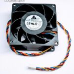 9000757778 Вентилятор Delta Electronics TFB0812UHE, 80x38мм, 12V, 2.34A, OEM, 4 pin Hirschmann