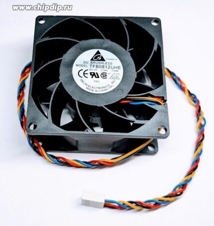 9000757778 Вентилятор Delta Electronics TFB0812UHE, 80x38мм, 12V, 2.34A, OEM, 4 pin Hirschmann