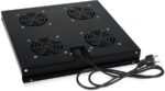 8034818181 Cabeus TRAY-SC-120-BK Модуль вентиляторный с 4-я вентиляторами для установки в серверные шкафы серии ND-SC, цвет черный (RAL 9004) Hirschmann