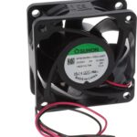 8033902812 GF60252BX-1000U-AEP, Fan Tubeaxial 24VDC Square - 60mm L x 60mm H Ball 54.8 CFM (1.53m³/min) 2 Wire Leads Hirschmann