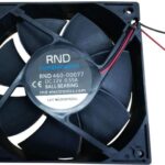 8034139470 RND 460-00077, Axial Fan, 12 V dc, dc Operation, 114.8cfm, 6.6W, 550mA Max, 120 x 120 x 25mm Hirschmann