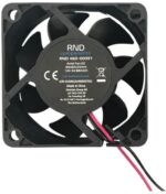 8034139474 RND 460-00091, Axial Fan, 12 V dc, dc Operation, 23.95cfm, 1.8W, 20mA Max, IP44, 60 x 60 x 25mm Hirschmann
