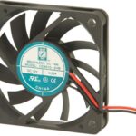 8033917603 OD6010-24LB, Fan Tubeaxial 24VDC Square - 60mm L x 60mm H Ball 14.3 CFM (0.400m³/min) 2 Wire Leads Hirschmann
