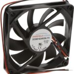 8033921001 DC0801524M2B-2T0, Fan Tubeaxial 24VDC Square - 80mm L x 80mm H Ball 31.5 CFM (0.882m³/min) 2 Wire Leads Hirschmann
