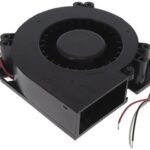 8033922783 12032GA-12N-AT-00, Fan Blower 12VDC Square/Rounded - 120mm L x 120mm H Ball 33.1 CFM (0.927m³/min) 3 Wire Leads Hirschmann