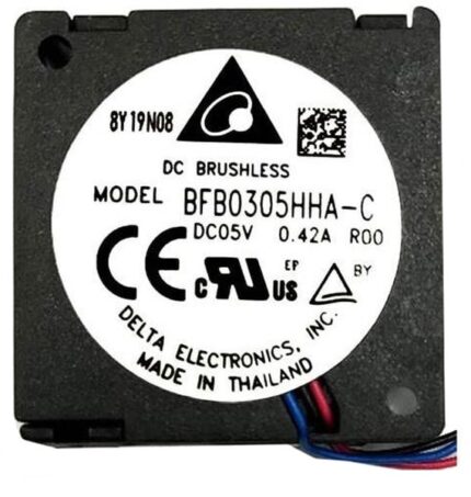 8033929521 BFB0312HHA-CR00, Fan Blower 12VDC Square - 30mm L x 30mm H Ball 1.7 CFM (0.046m³/min) 3 Wire Leads Hirschmann