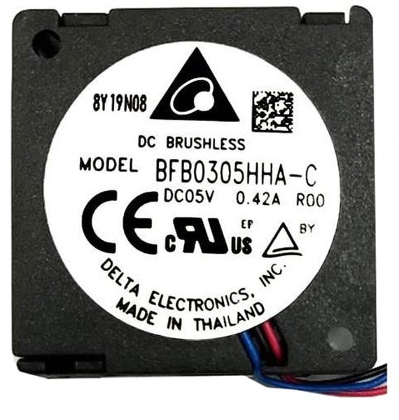 doc050438414 8033929521 BFB0312HHA-CR00, Fan Blower 12VDC Square - 30mm L x 30mm H Ball 1.7 CFM (0.046m³/min) 3 Wire Leads Hirschmann — изображение 1