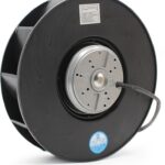 8029005216 OAB220-11-456, Blowers & Centrifugal Fans Impeller, 220x76mm Round, 3 Speed, High: 115VAC, 265CFM, 48W, 1.02"H2O, IP54 Hirschmann