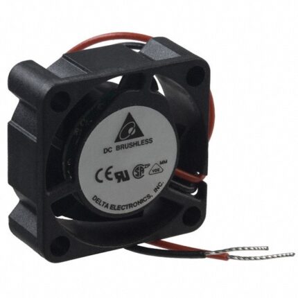 8034010242 AFB02512LA-C, Fan Tubeaxial 12VDC Square - 25mm L x 25mm H Ball 0.812 CFM (0.023m³/min) 2 Wire Leads Hirschmann