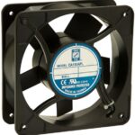 8034068318 OA180APL-11-3TB, Fan Tubeaxial 115VAC Square - 180mm L x 180mm H Ball 210.0 CFM (5.88m³/min) 2 Terminals Hirschmann