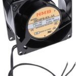 8033944226 08038FB-B3L-AA-00, Fan Tubeaxial 230VAC Square - 80mm L x 80mm H Ball 33.0 CFM (0.924m³/min) 2 Terminals Hirschmann