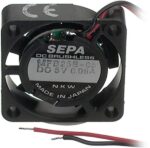 8964686623 MFB25B05, DC Axial Fan, 5 V, Square, 25 mm, 6 mm, Ball Bearing, 0.81 CFM Hirschmann
