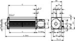 8034724857 QL4/1500-2112-4420001, QL41500 Series Blower, 230 V, 50m³/h, ac Operation, 226 x 130 x 60mm Hirschmann — изображение 2