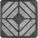 8034142408 F150/MR, F150 Series Fan Filter for 150mm Fans, Plastic Filter, Plastic Frame, 178 x 178mm Hirschmann