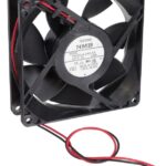 8033954713 09225VA-24Q-EA-00, Fan Tubeaxial 24VDC Square - 92mm L x 92mm H Ball 96.4 CFM (2.70m³/min) 2 Wire Leads Hirschmann