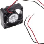 8033955727 03010SS-12M-AA-00, Fan Tubeaxial 12VDC Square - 30mm L x 30mm H Sleeve 3.9 CFM (0.109m³/min) 2 Wire Leads Hirschmann